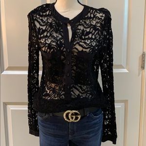 Nanette Lepore Lace Top Size 12